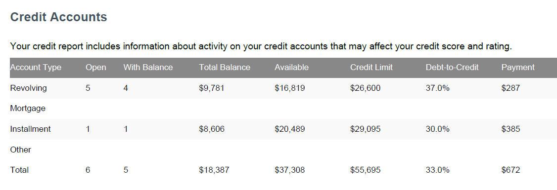 credit report 1